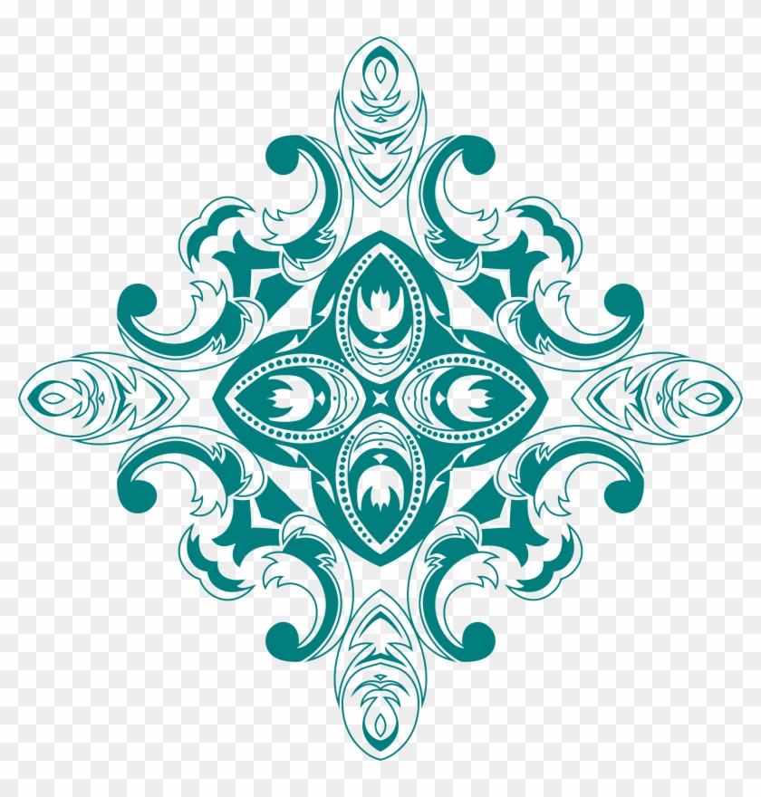 Vintage Floral Style Design 4 - Vintage Floral Design Png #697814