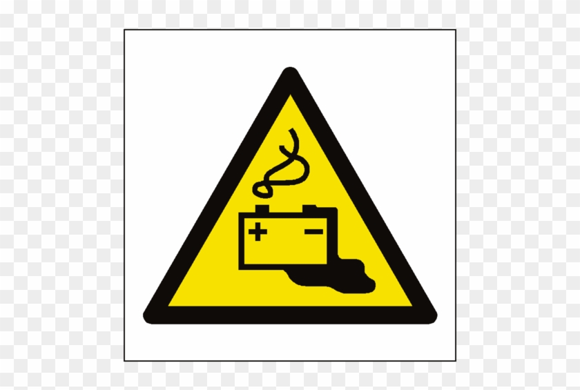Battery Charging Hazard Symbol Sign Safety-label - Toxic Hazard Symbol #697934