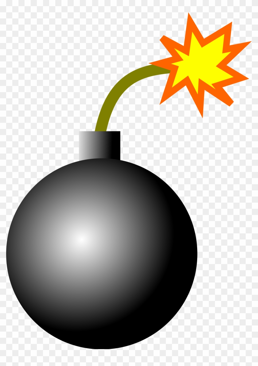 Related Bomb Clipart Transparent - Cartoon Bomb Transparent Background #698235