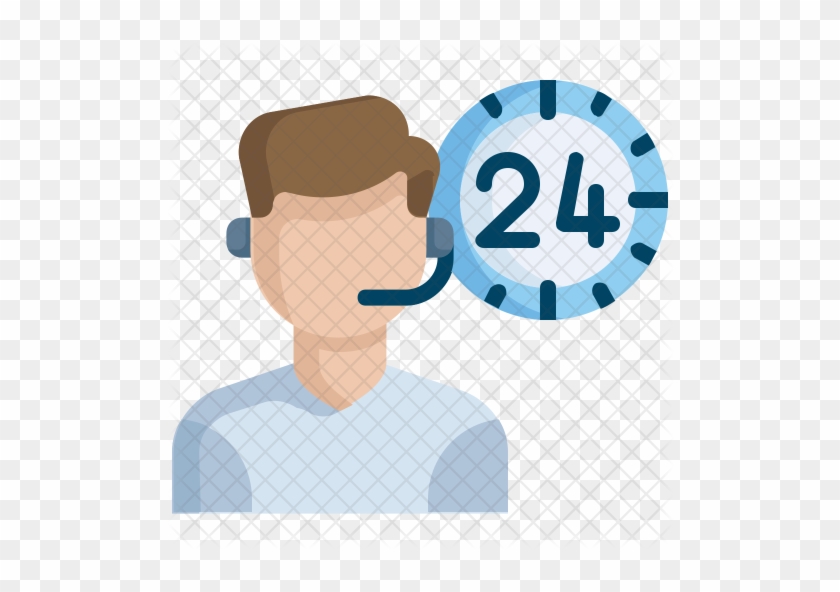 24 Hour Customer Service Icon - Customer Service #698346