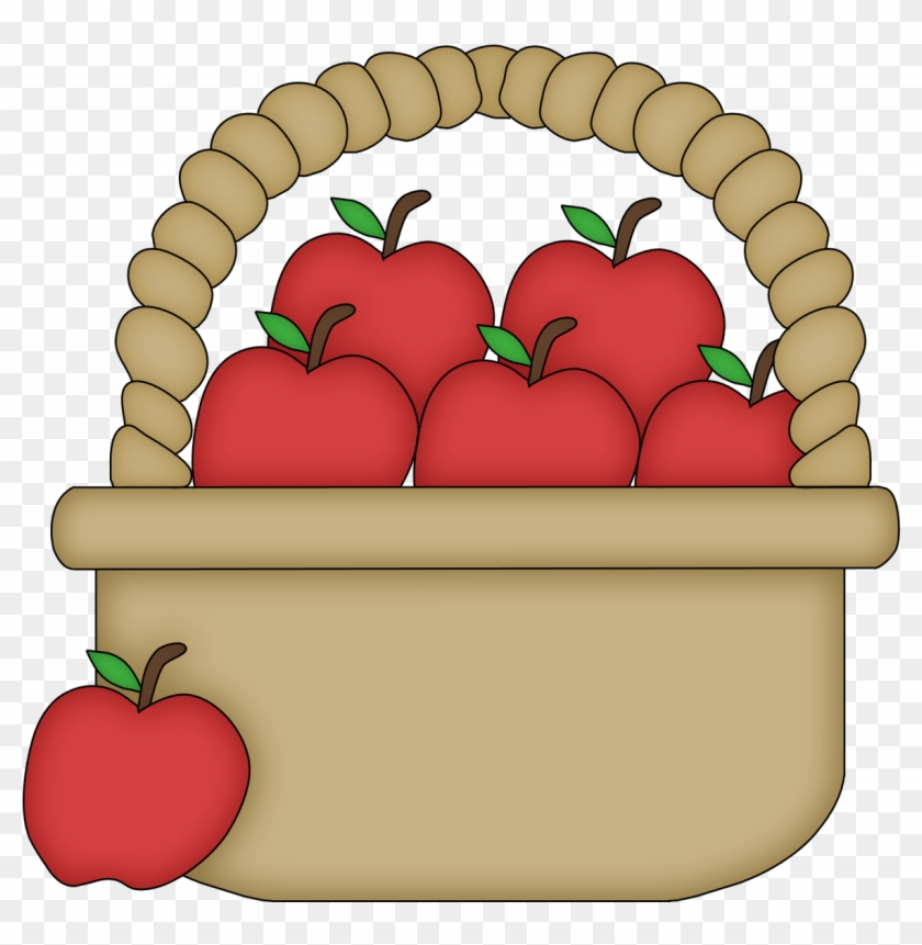 Castelos - - Cartoon Basket Of Apples #698477