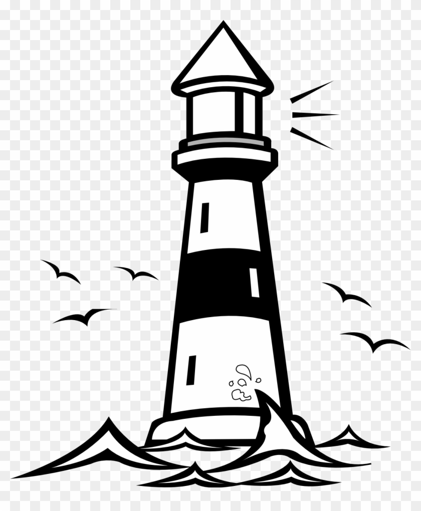 Lighthouse Vector Clipart Best - Lighthouse Clipart Black And White #698526