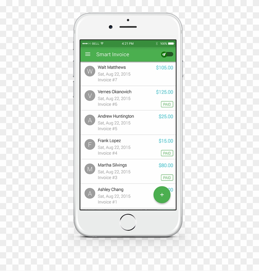 Create And Send Invoices From Your Mobile Device Or - Iphone #698538