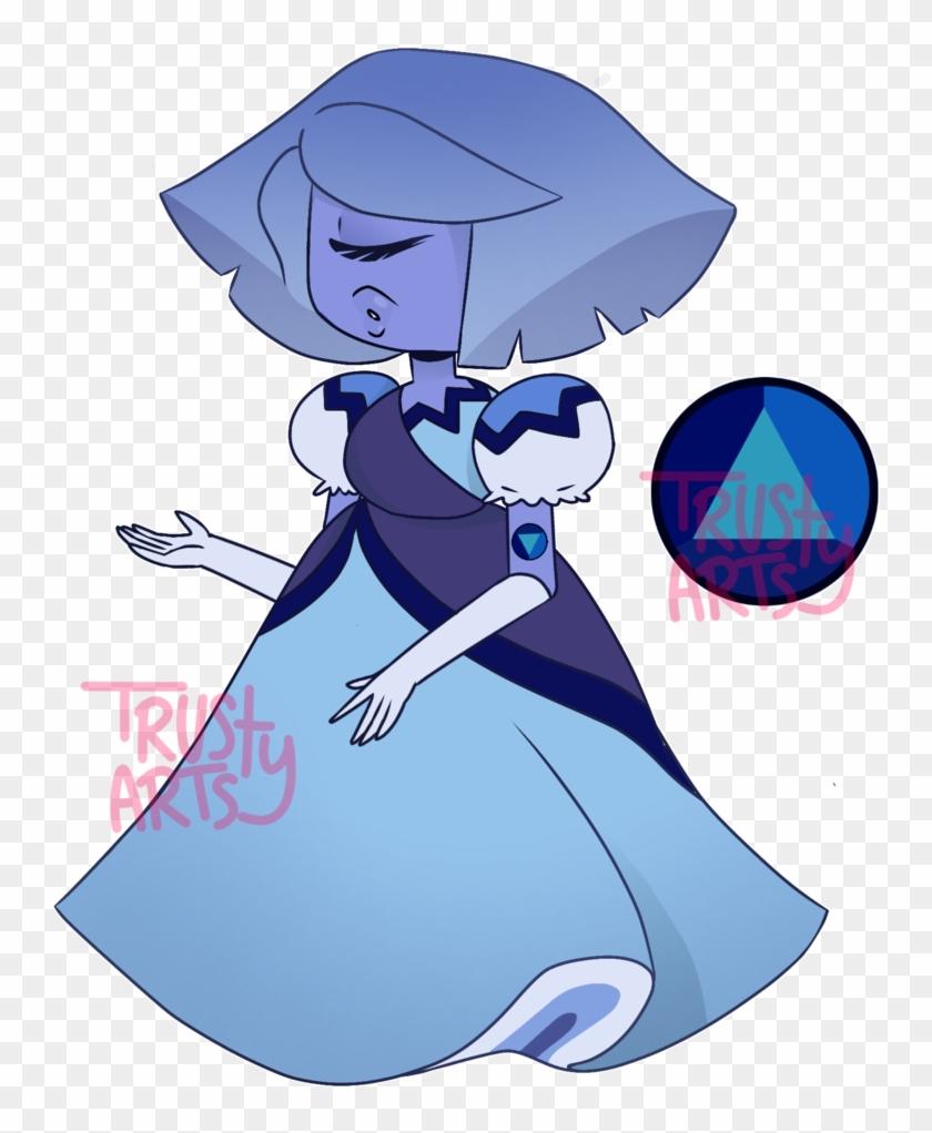 Gem Adopt / Blue Sapphire By Trustyarts - Sapphire #698558