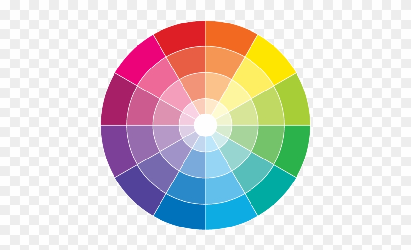 Cmyk / Rgb Color Wheel - Light Green Contrast Color #698593