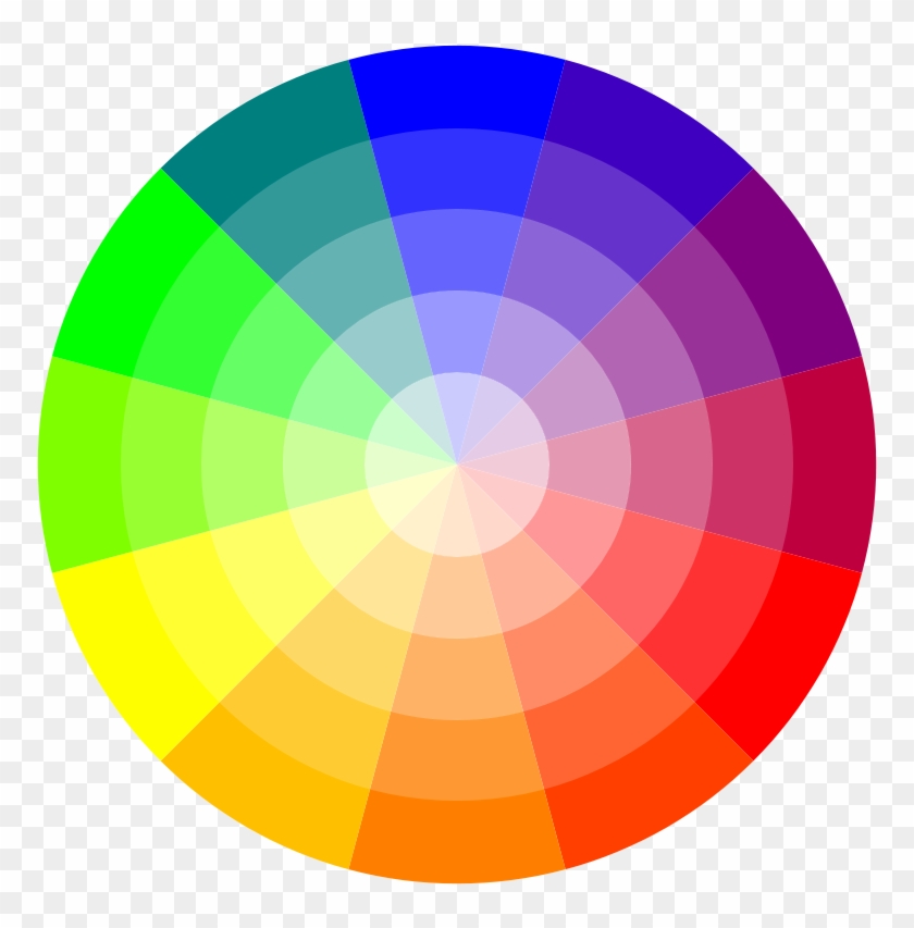 Rgb - Color Wheel With Tints #698618