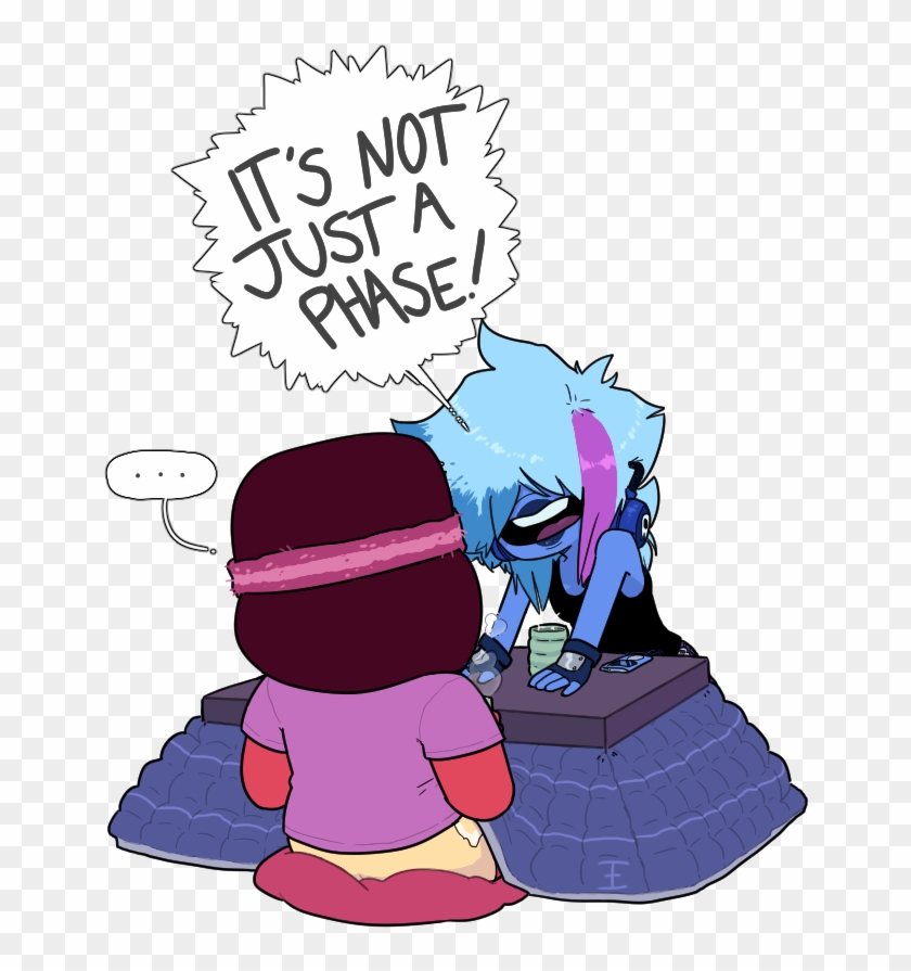 Its Not Just A Phase/ Cartoon Purple Fictional Character - Steven Universe Ruby And Sapphire Nsfw #698635