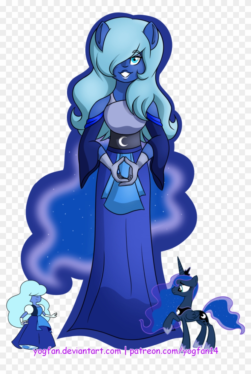 Yogfan, Clothes, Dress, Fusion, Pony, Princess Luna, - Pony Friendship Is Magic Luna #698664