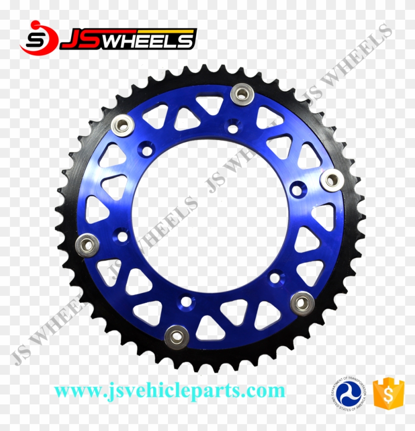 Supermoto Rear Aluminum Sprocket For Yz 125 Yz 250f - Miche Advanced Track Crank - Silver | 165mm #698672