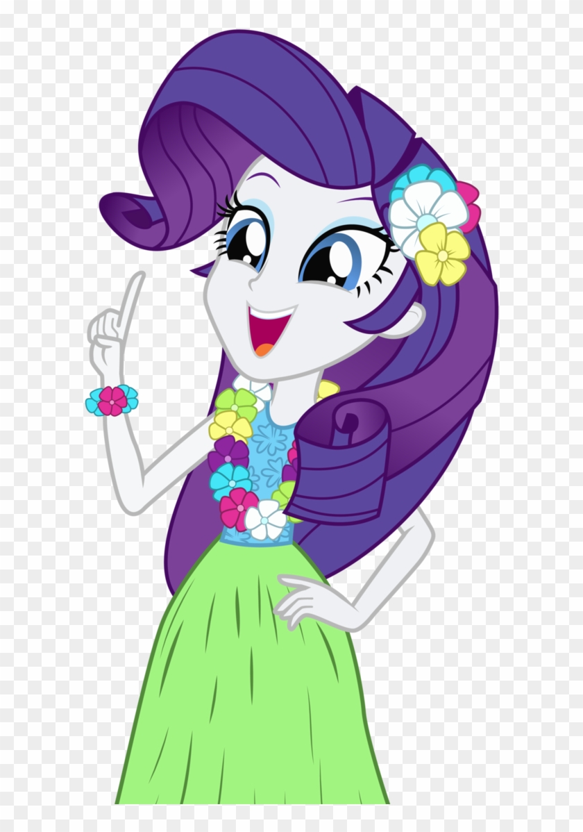 Hula Rarity By Mohawgo - Дивчата З Эквестрии Игри Дружби #698676