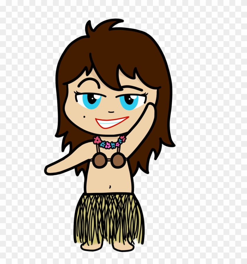 Hula Chibi By Hauntinggold - Cartoon #698678