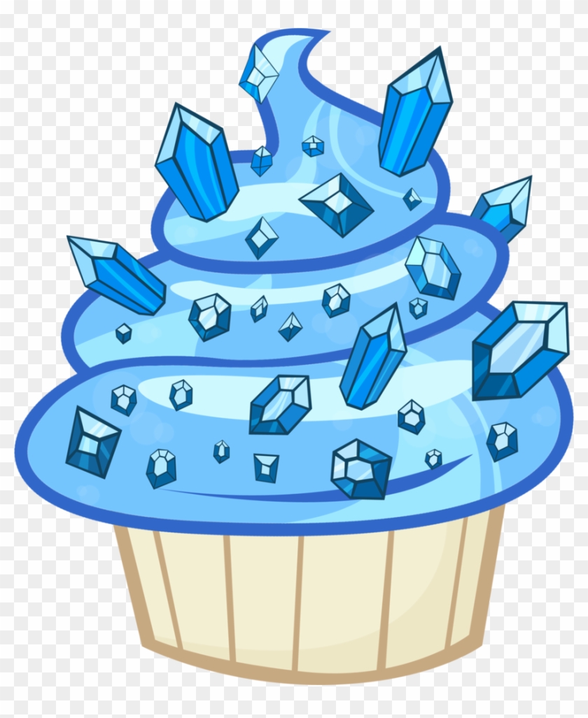 Zaeinn, Cupcake, Food, Gem, No Pony, Safe, Sapphire, - Transparent Background Sapphire Blue #698683