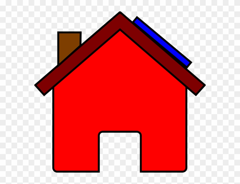 House With Solar Panels Clipart Png #698710
