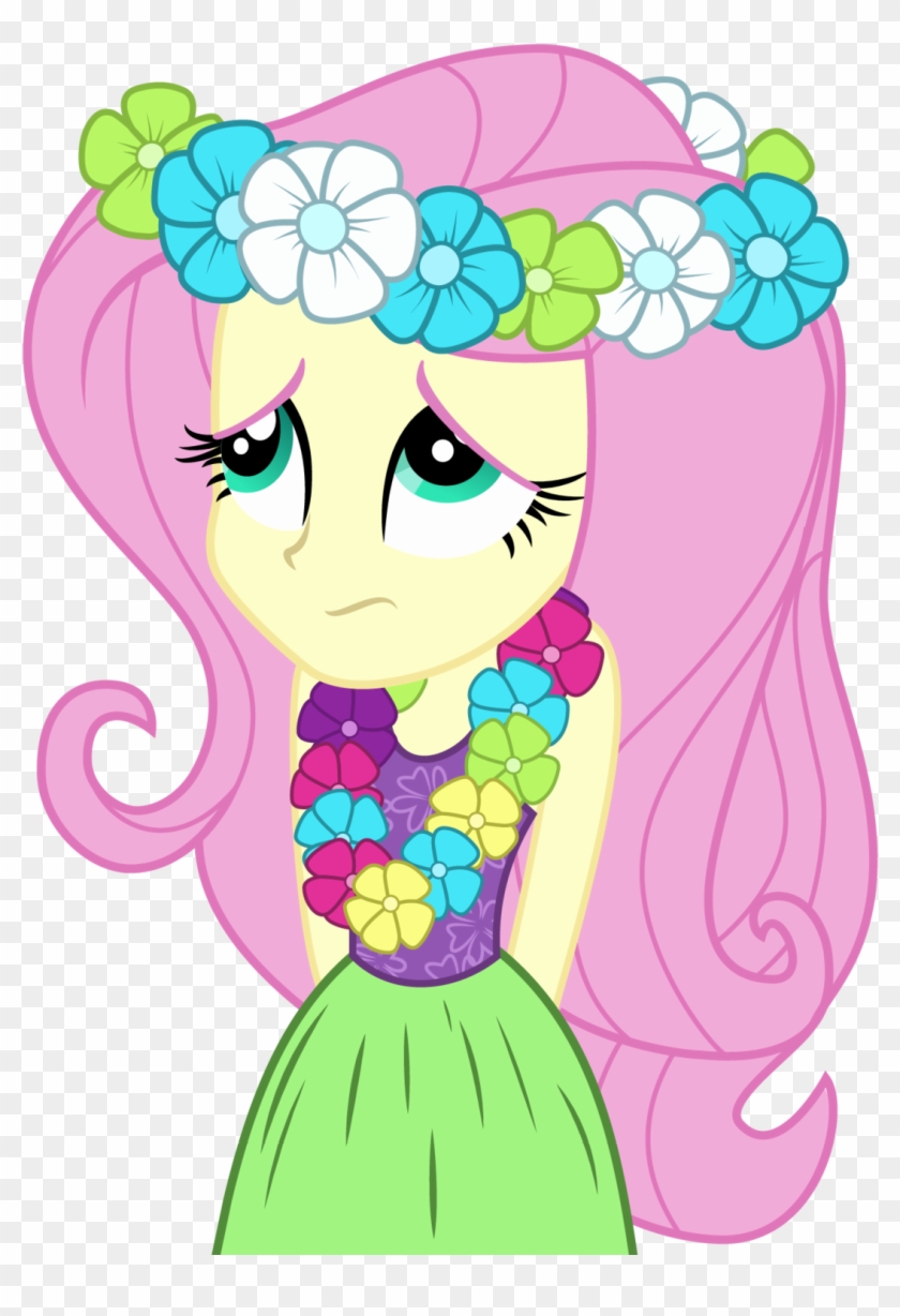 Hula Fluttershy By Mohawgo Hula Fluttershy By Mohawgo - Hula Fluttershy #698723