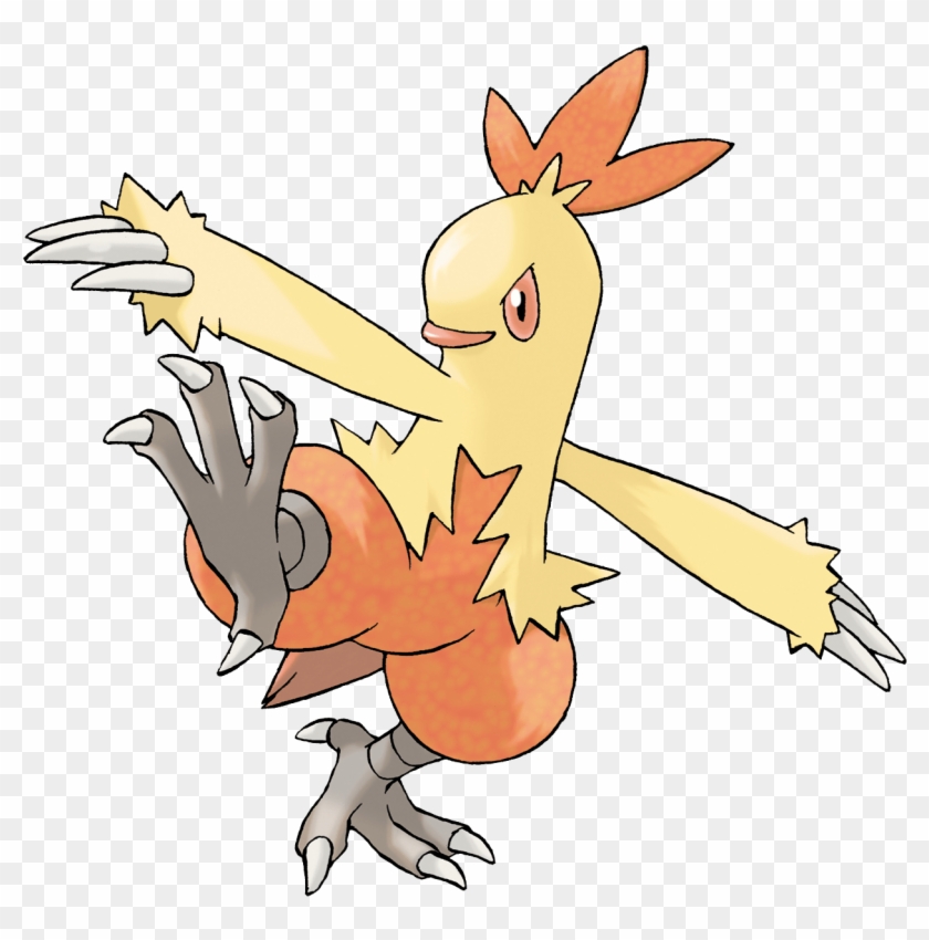 #combusken From The Official Artwork Set For #pokemon - Blaziken Pokemon #698719