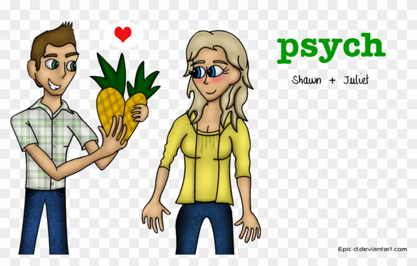 Our Pineapple Love By Epic-d - Psych Tv Show #698862