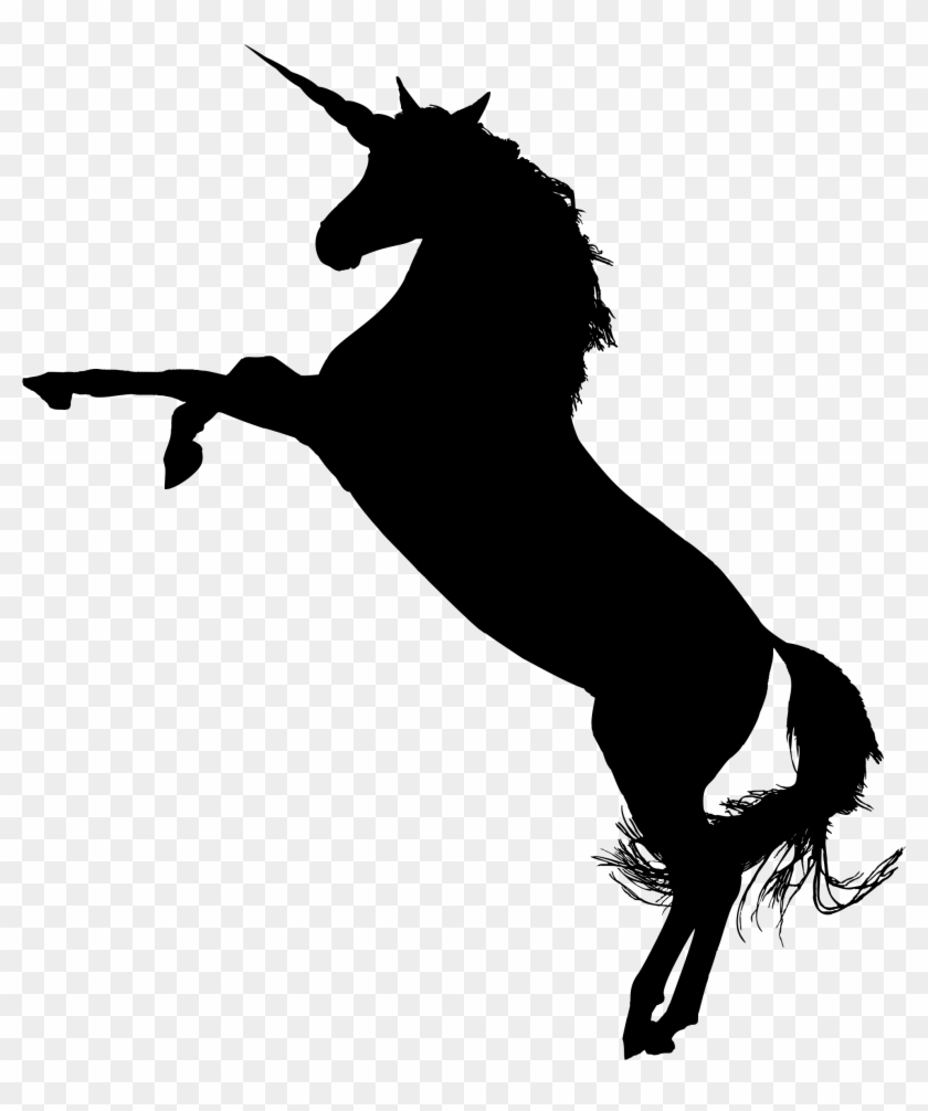This Free Icons Png Design Of Arabian Unicorn Silhouette - Horse Silhouette #698895