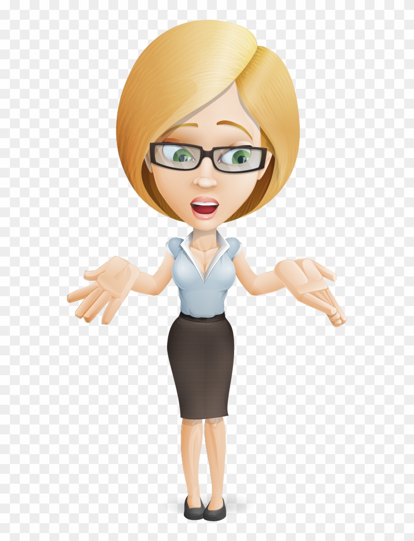 Vat Return Errors - Business Woman Cartoon Png #699040