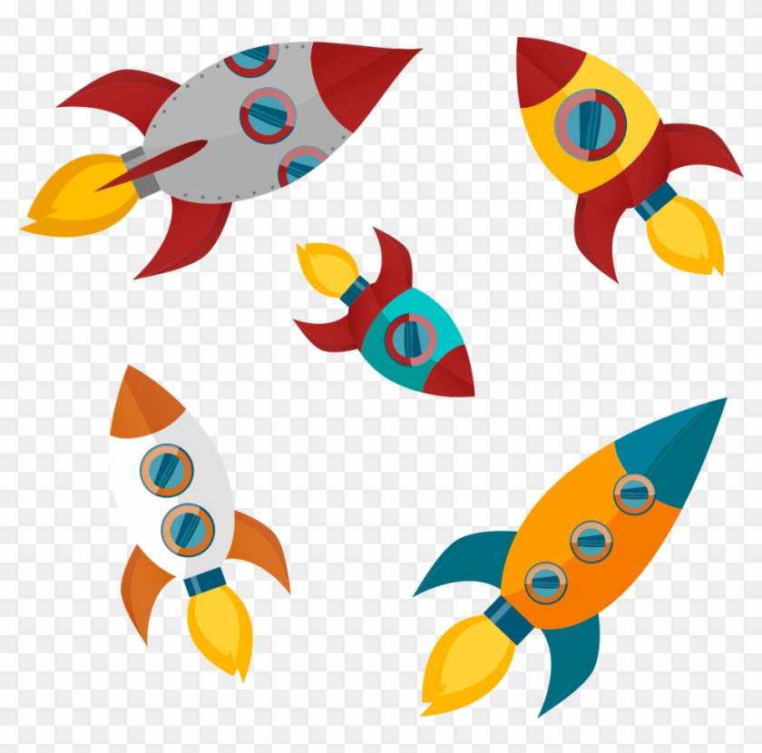 Rocket Cartoon Clip Art - Rocket Cartoon Clip Art #699147