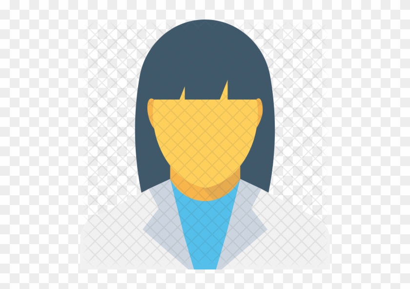 Business Woman Icon - Ice Cream Cone #699150