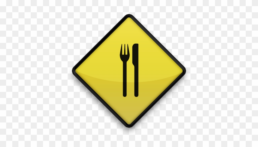 Fork Knife - Traffic Signs #699289