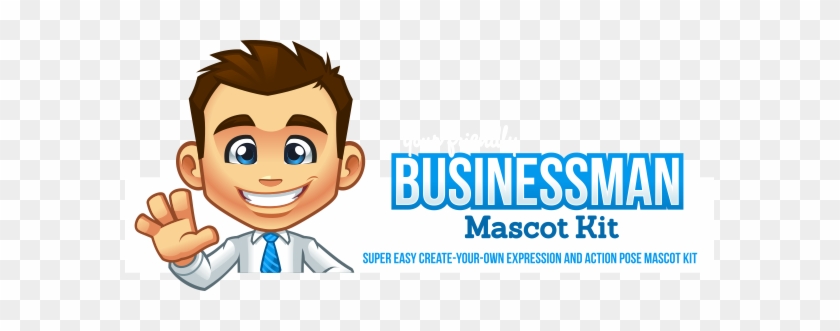 Your Friendly Businessman Mascot Kit Is A Super Easy - Business Man Mascot Png #699321