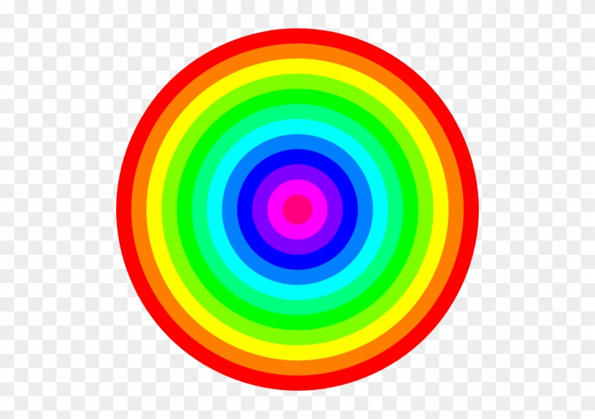 Custom Clipart 12 Color Rainbow Circles 2e6a - Wizard Of Oz Rainbow #699376
