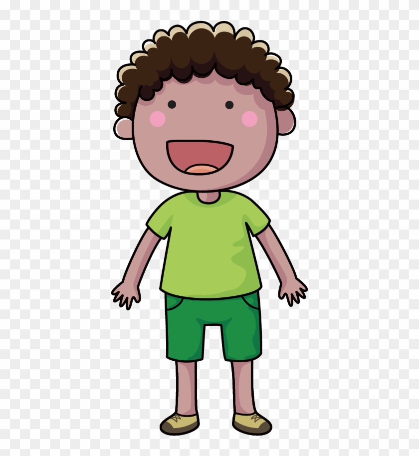 Child Cartoon Illustration - Boy Thinking Clipart #699396