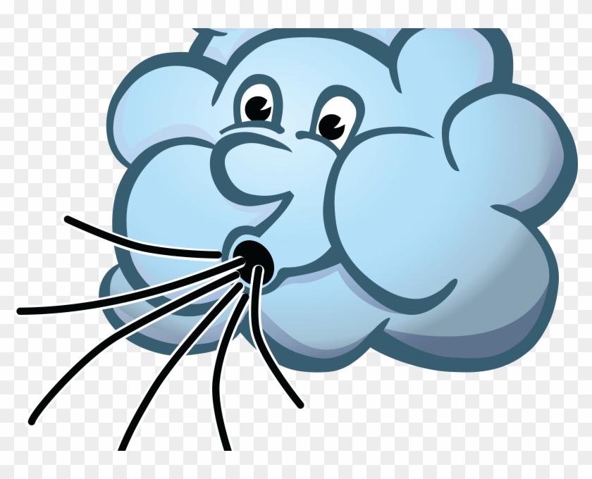 Fetching Cloud Blowing Wind Clip Art - Fetching Cloud Blowing Wind Clip Art #699417