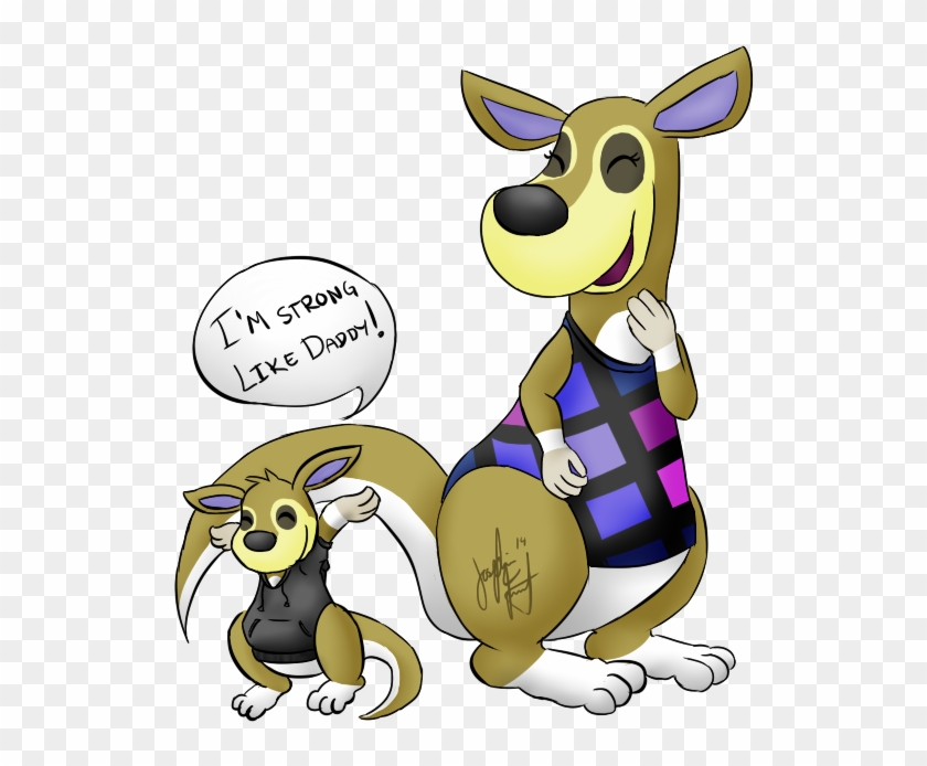 Kitt And Her Joey By Yookeyyook - Cartoon #699629