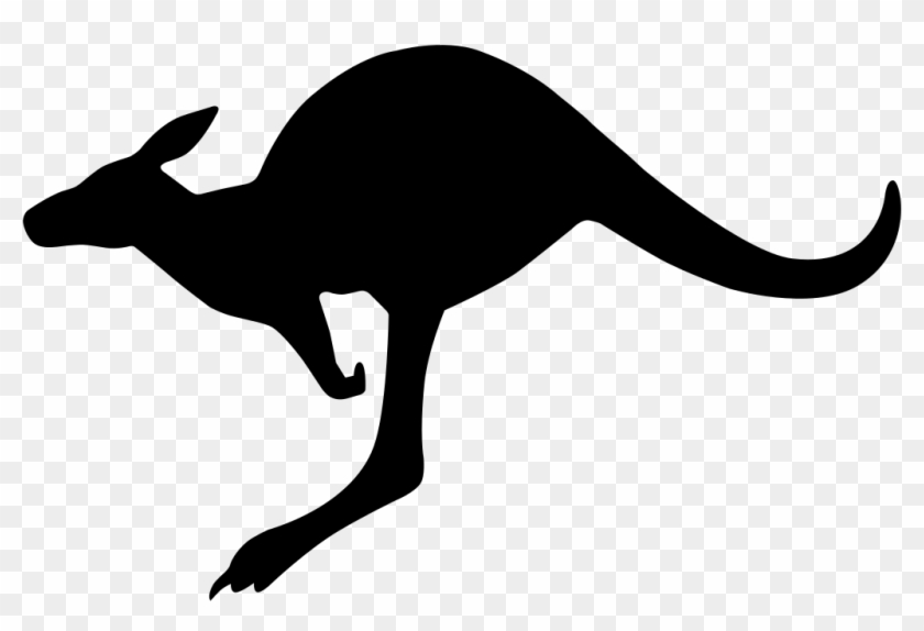 Kangaroo Clipart Black And White 9 - Kangaroo Clipart Black And White 9 #699680