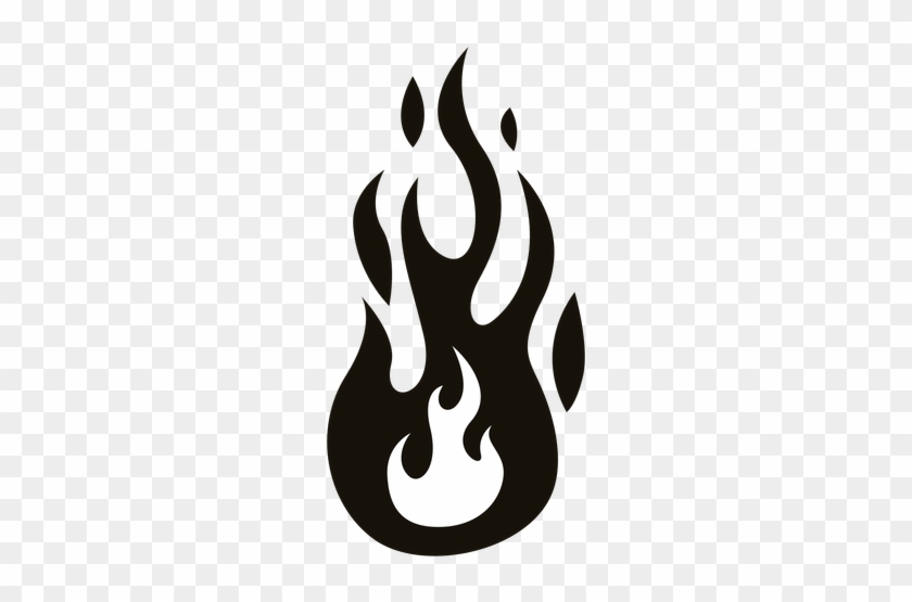 Flames Svg - Fire Black And White #699688