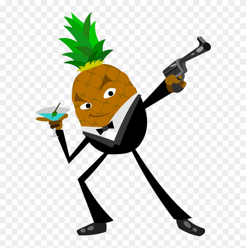 Secret Agent Pineapple - Silly Fruit #699735