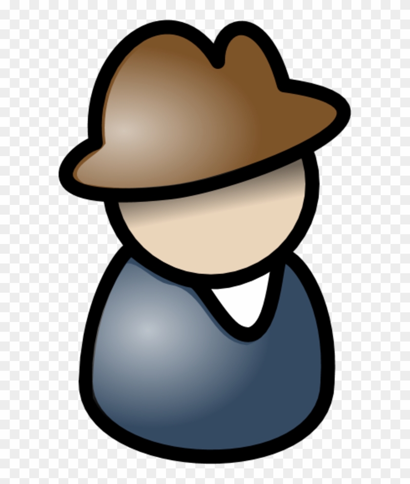 User Male Icon Wearing Hat - Person With Hat Icon #699736