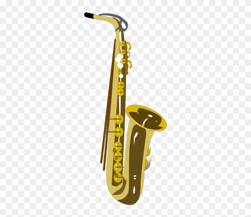 Saxophone Cartoon Clip Art - Custom Saxophone Shower Curtain #699811