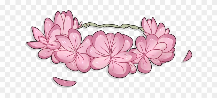 Flower Crown Drawing Png - Flower Crown Drawing Transparent #699817