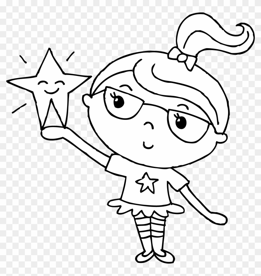 Related Image - Girl Clipart For Coloring #699882