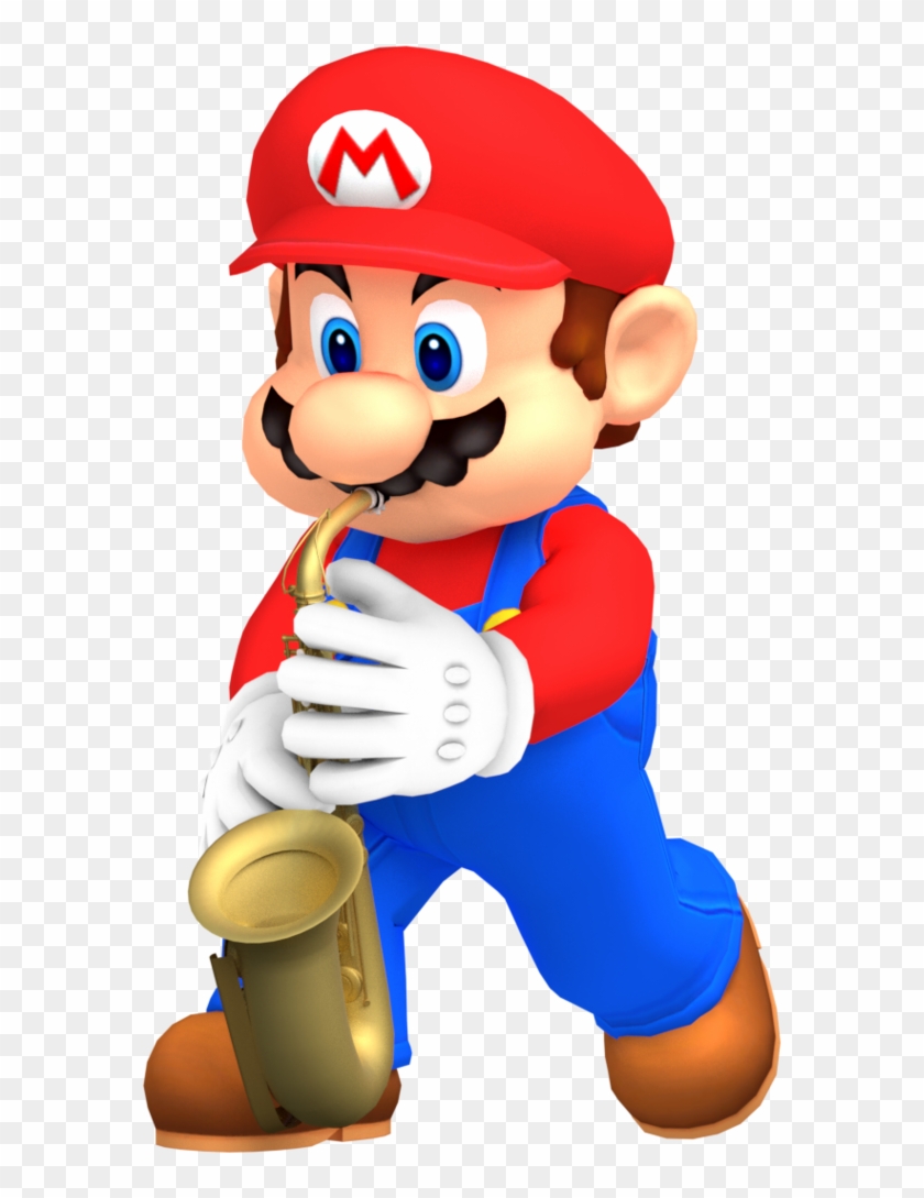 Mario Playing The Saxaphone By Nintega-dario - Super Mario 64 Sax #699889