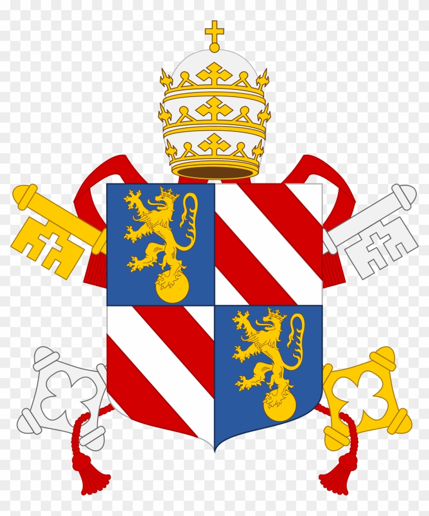 Coat Of Arms For Pope Pius Ix, The Last Pope To Rule - Coats Of Arms Of The Holy See #699936
