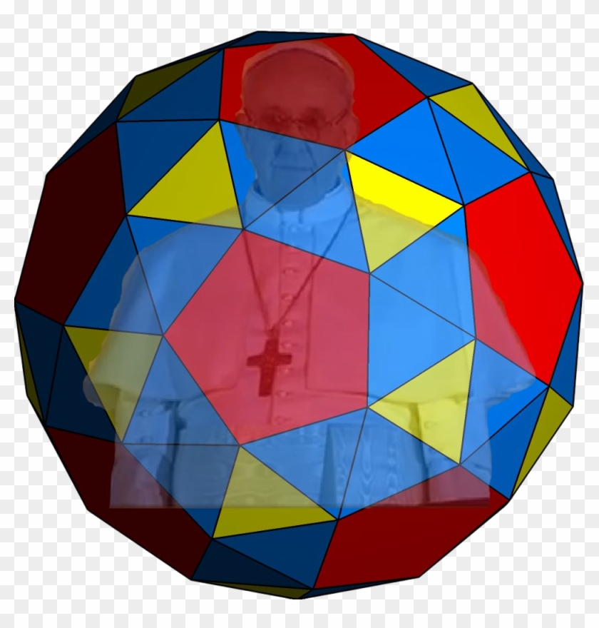 Pope Francis Inside Uniform Polyhedron Clipped Rev - Uniform Polyhedron #699948