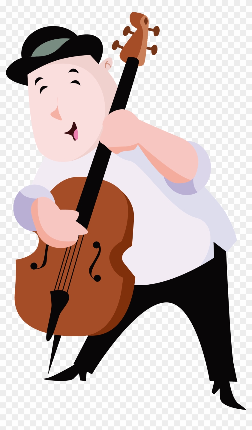 Musical Instrument Cello Illustration - Instrumentos De Un Musico #700176