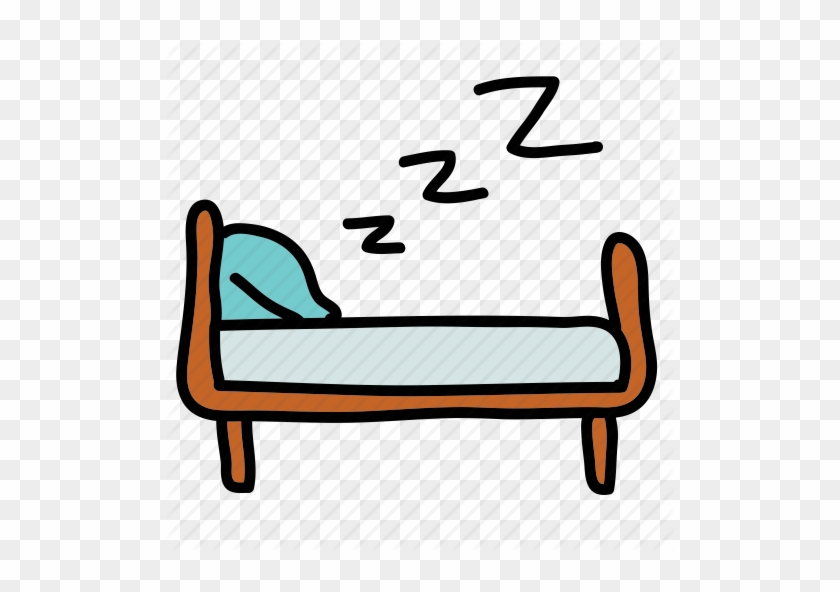 Bed, Frame, Furniture, Stay, Zzz Icon Icon Search Engine - Sleeping Clipart Transparent Background #700208