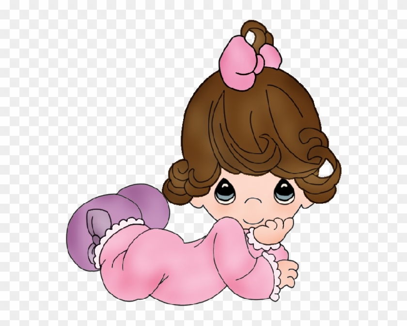 Cute Cartoon Baby Girl Isolated On Stock Vector 309560225 - Cartoon - Free  Transparent PNG Clipart Images Download