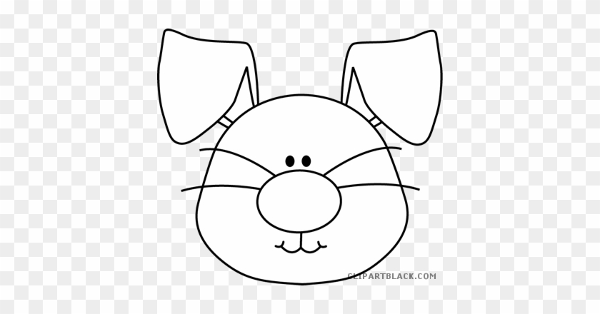 Bunny Face Animal Free Black White Clipart Images Clipartblack - Howard B Wigglebottom Learns To Listen #700267