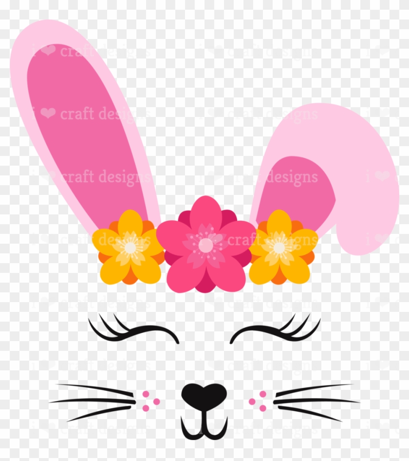 Adorable Bunny Face - Autocad Dxf #700292