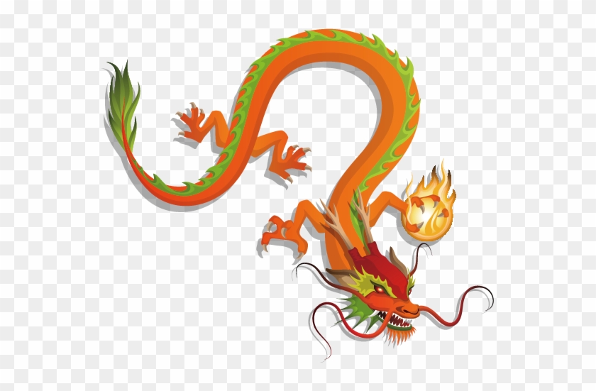 Chinese New Year Chinese Dragon Chinese Calendar - Hd Chinese Dragon Png #700388