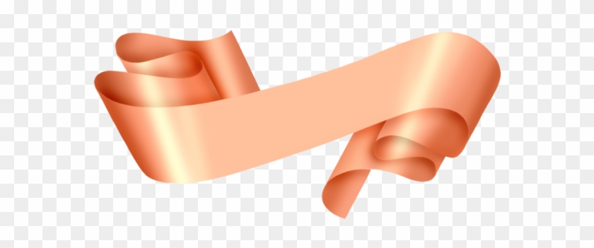 Clip Art - Peach Ribbon Png #700489