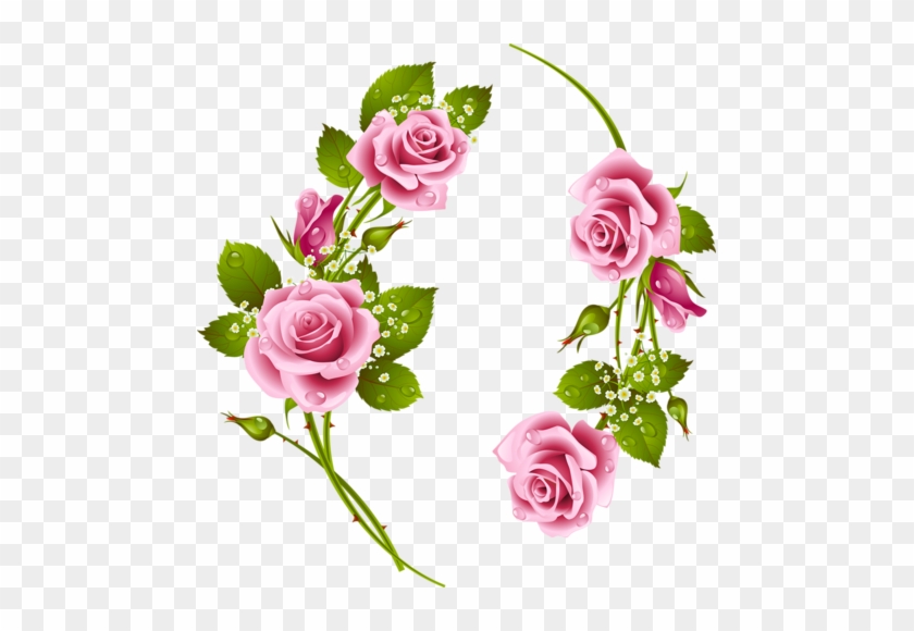 Pin By Carmen Dungan On Flowers Pinterest Roses Clip - Rose Frame #700651