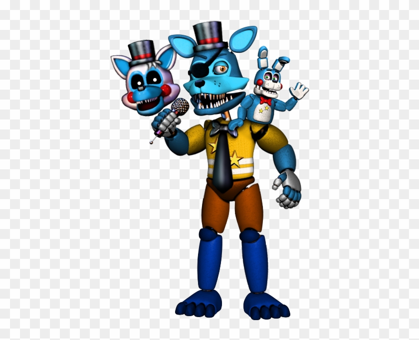 Rockstar Foxriolu Fazbear - Rockstar Model Ffps Png #700687