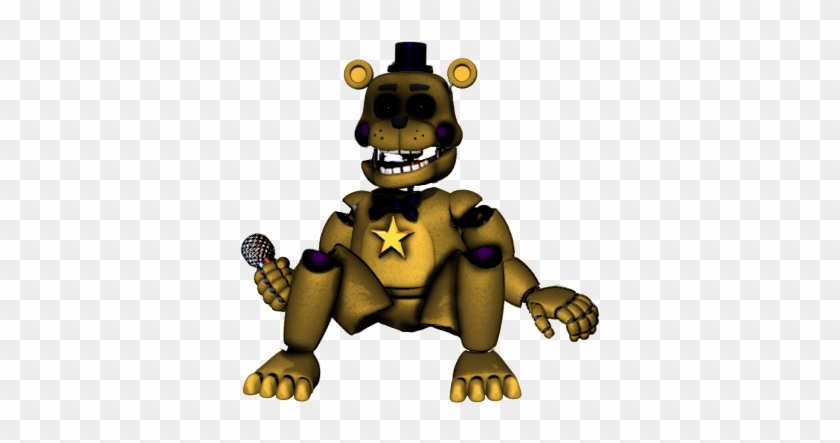 Rockstar Golden Freddy By Y-mmdere - Fnaf Rockstar Golden Freddy #700707